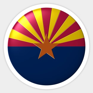 Captain Arizona Shield Alternate Design Sticker